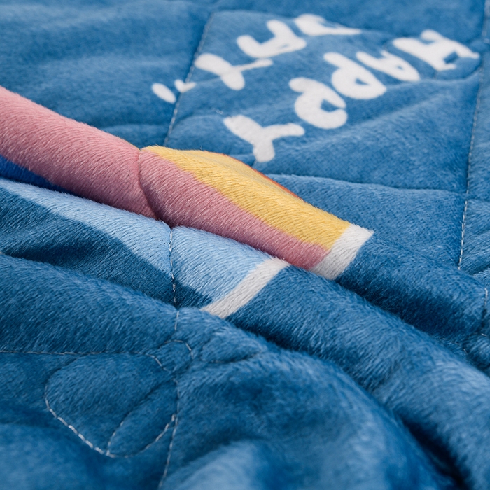 91家纺网 家纺一手货源 找家纺 艾兜坊 2025新款水晶绒双人枕套单品枕套枕套单件 快乐心跳