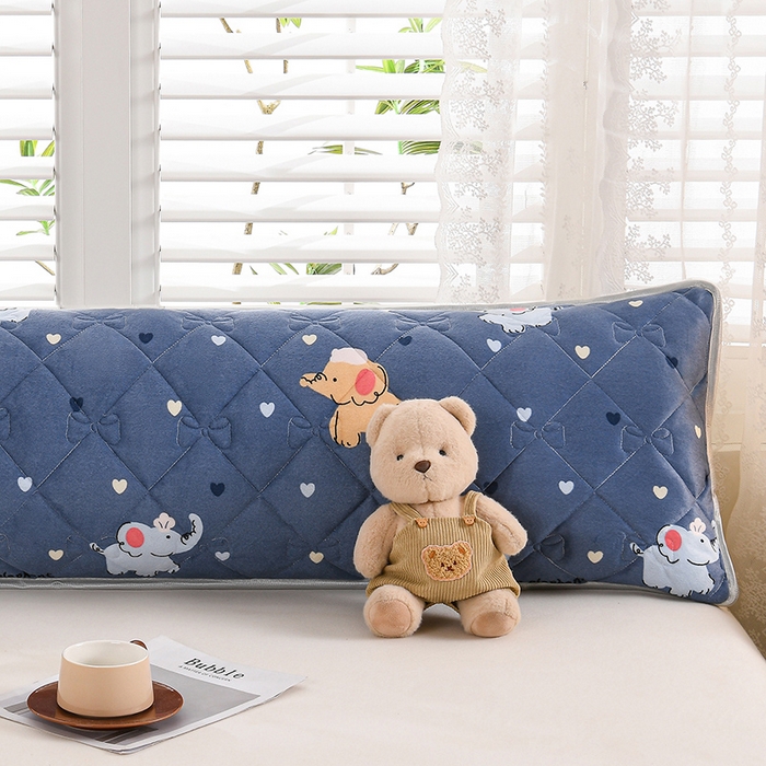 91家纺网 家纺一手货源 找家纺 （总）艾兜坊 2025新款水晶绒双人枕套单品枕套枕套单件