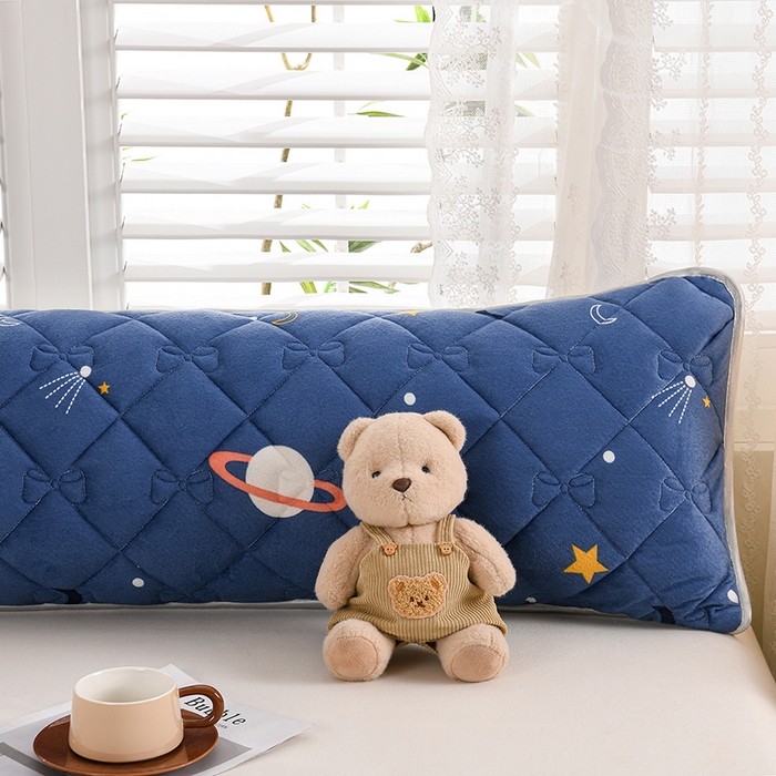 91家纺网 家纺一手货源 找家纺 艾兜坊 2025新款水晶绒双人枕套单品枕套枕套单件 宇宙星空