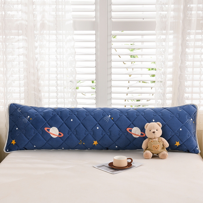 91家纺网 家纺一手货源 找家纺 艾兜坊 2025新款水晶绒双人枕套单品枕套枕套单件 宇宙星空