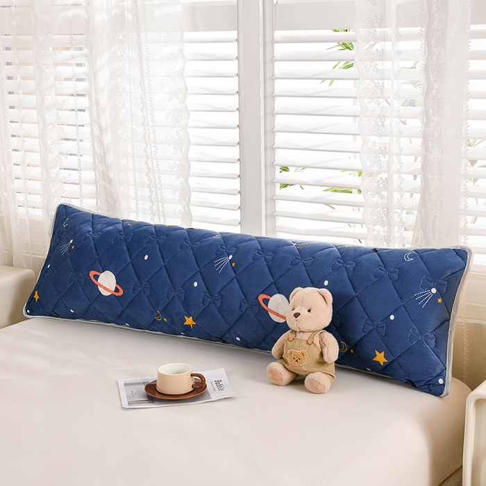 艾兜坊 2025新款水晶绒双人枕套单品枕套枕套单件 宇宙星空