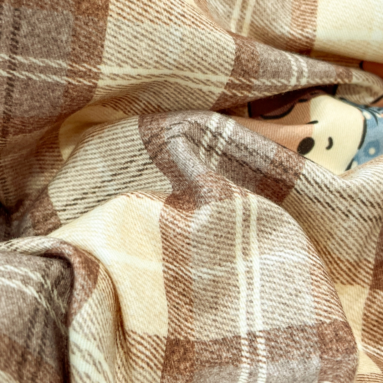 91家纺网 家纺一手货源 找家纺 典曼家纺 2025秋冬新品美拉德卡通磨毛四件套 童趣