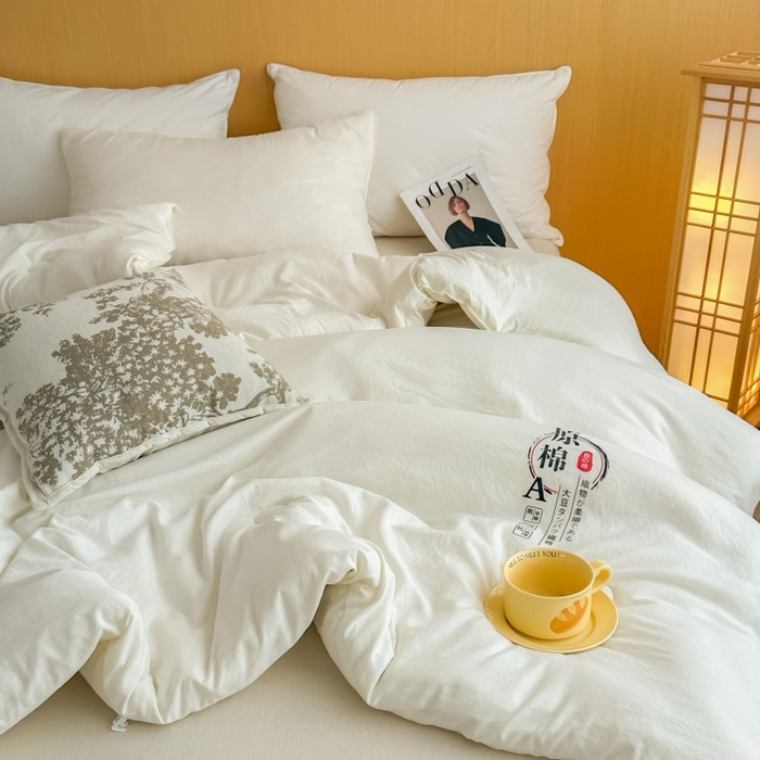 91家纺网 家纺一手货源 找家纺 （总）壹张床 2025新款A类针织棉原棉大豆被冬被子母被被芯子母扣系列 