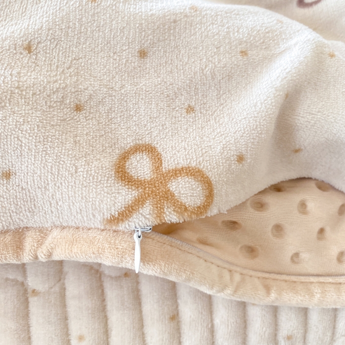 91家纺网 家纺一手货源 找家纺 尚美 2025新款豆豆绒牛奶绒大花边床盖四件套（床盖花边随机） 蝶恋卡