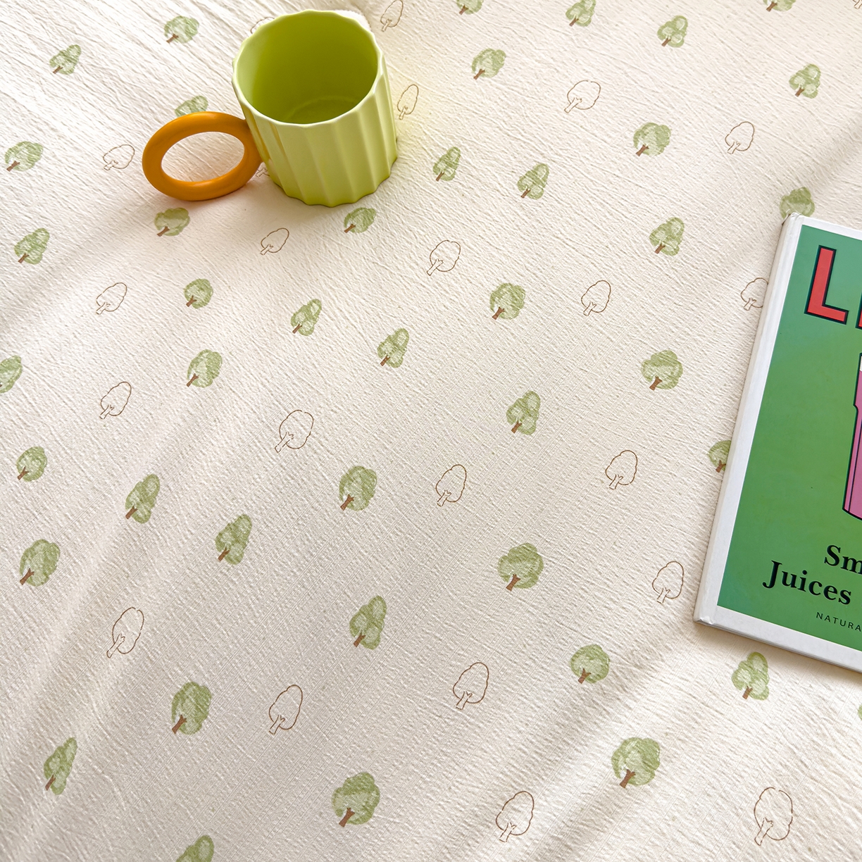 91家纺网 家纺一手货源 找家纺 芯恋家居 2025新款A类提花韩版花边豆豆冬被被子春秋被芯大豆被豆豆被 小树林