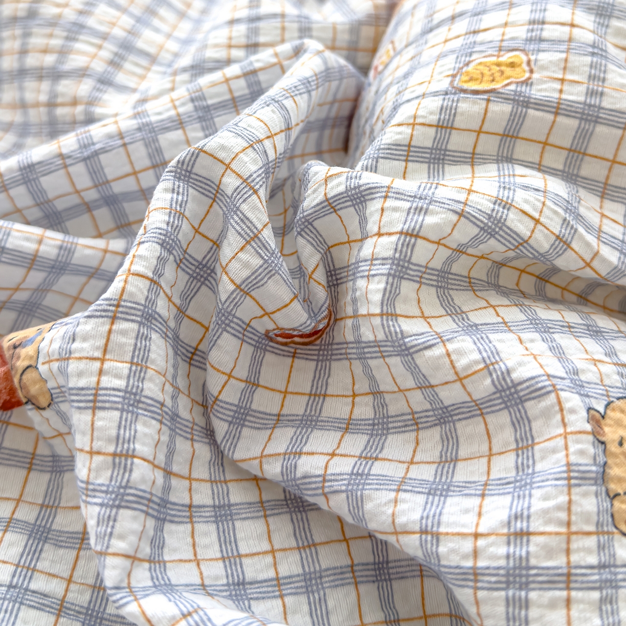 91家纺网 家纺一手货源 找家纺 芯恋家居 2025新款A类提花韩版花边豆豆冬被被子春秋被芯大豆被豆豆被 卡皮巴拉