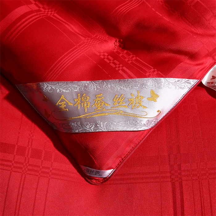 91家纺网 家纺一手货源 找家纺 （总）一博家纺2025新款全棉提花蚕丝被