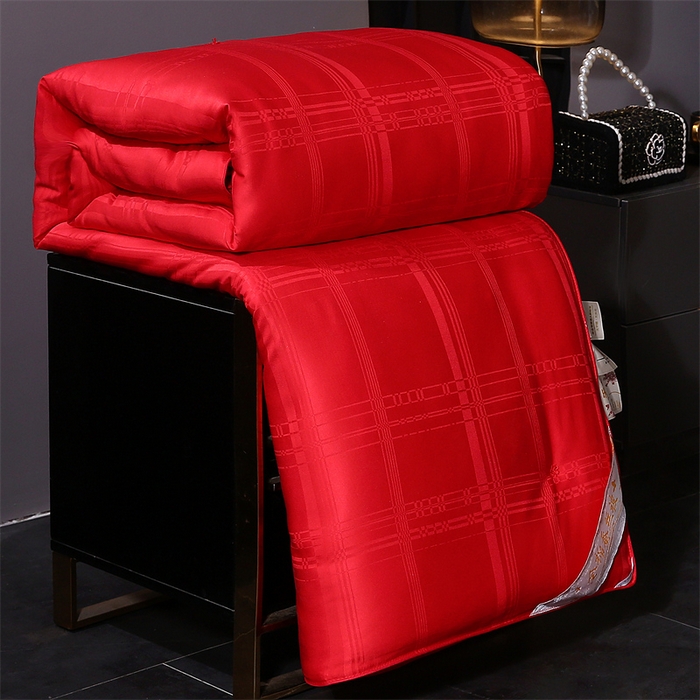 91家纺网 家纺一手货源 找家纺 （总）一博家纺2025新款全棉提花蚕丝被