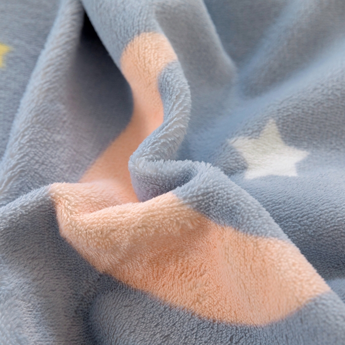 91家纺网 家纺一手货源 找家纺 富馨莱 2025新款牛奶绒印花单件被套240克面料支持一件定制尺寸 梦幻星空