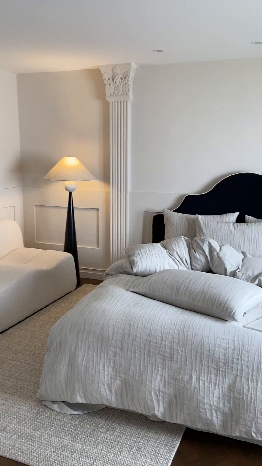 91家纺网 家纺一手货源 找家纺 （总）赫帛 2025新款A类全棉棉麻色织提花四件套-灰屿