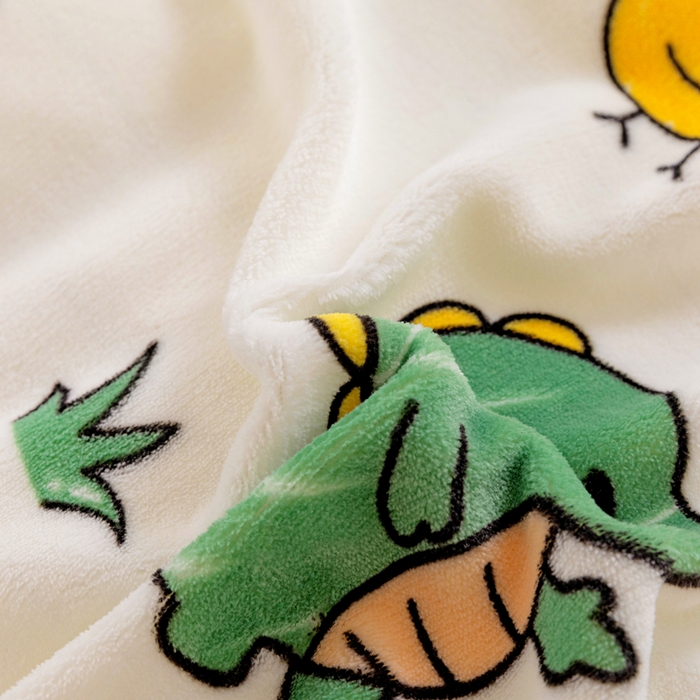 91家纺网 家纺一手货源 找家纺 富馨莱 2025新款牛奶绒印花单件被套240克面料支持一件定制尺寸 森林派对