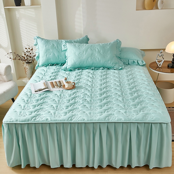 91家纺网 家纺一手货源 找家纺 （总）瑞兴纺 2025年新款亲肤夹棉床笠床裙