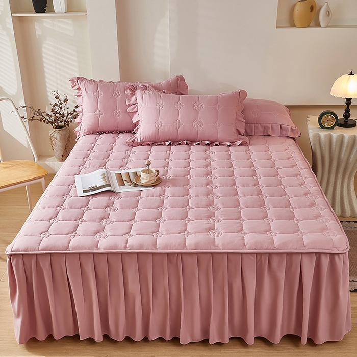 91家纺网 家纺一手货源 找家纺 （总）瑞兴纺 2025年新款亲肤夹棉床笠床裙