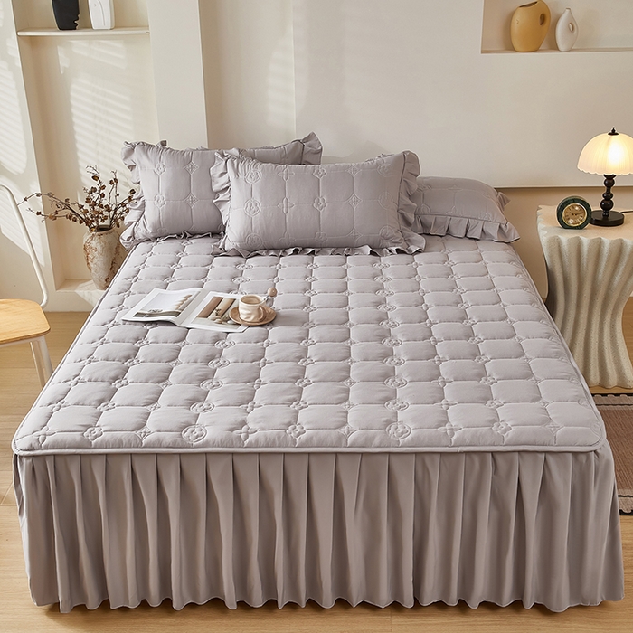 91家纺网 家纺一手货源 找家纺 （总）瑞兴纺 2025年新款亲肤夹棉床笠床裙