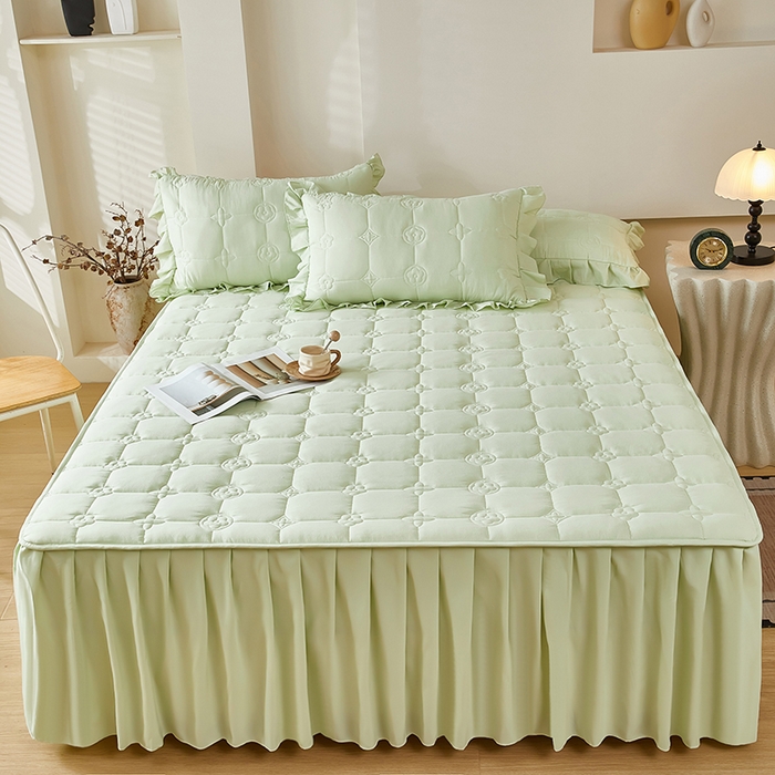 91家纺网 家纺一手货源 找家纺 （总）瑞兴纺 2025年新款亲肤夹棉床笠床裙