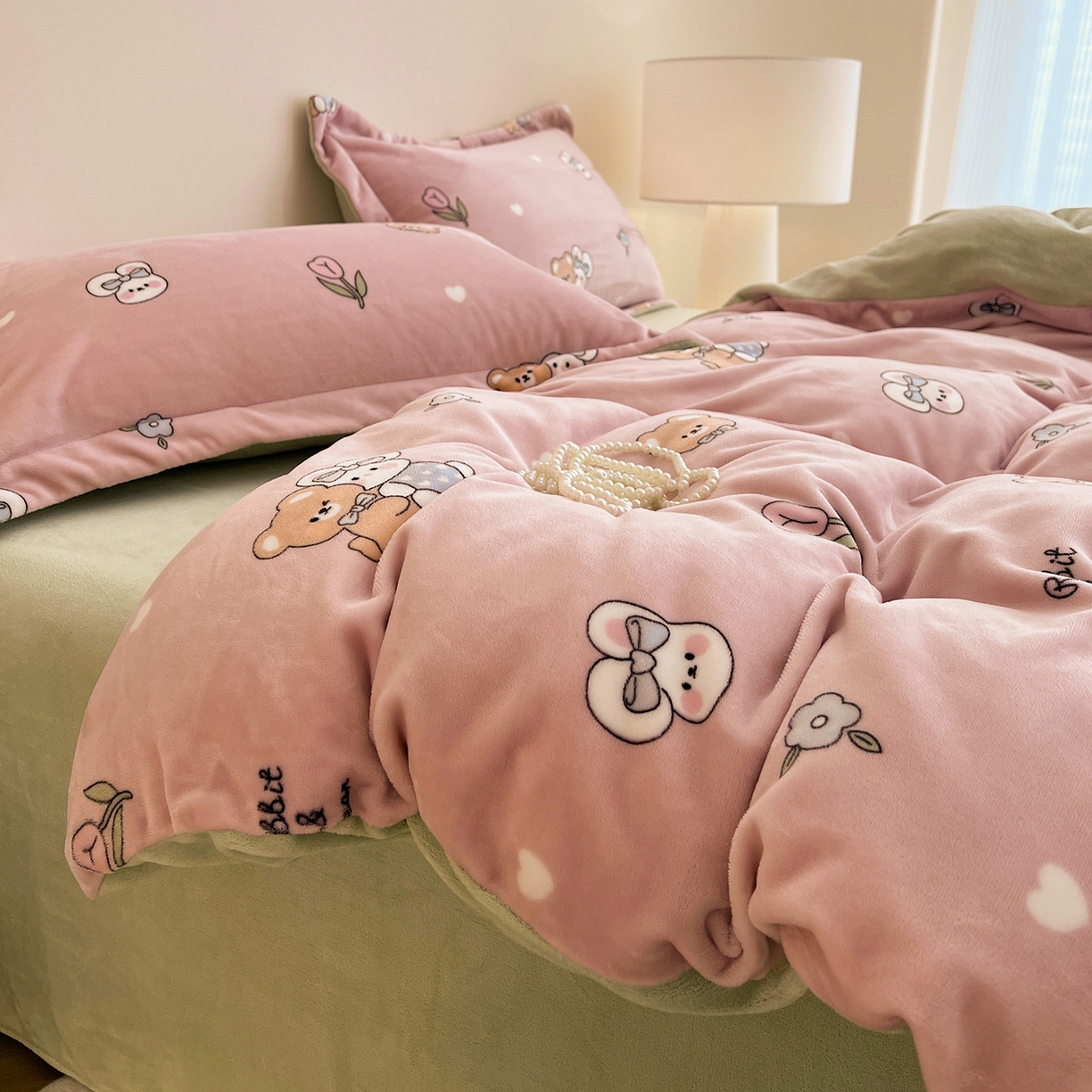 91家纺网 家纺一手货源 找家纺 富馨莱 2025新款牛奶绒印花单件被套240克面料支持一件定制尺寸 小伙伴