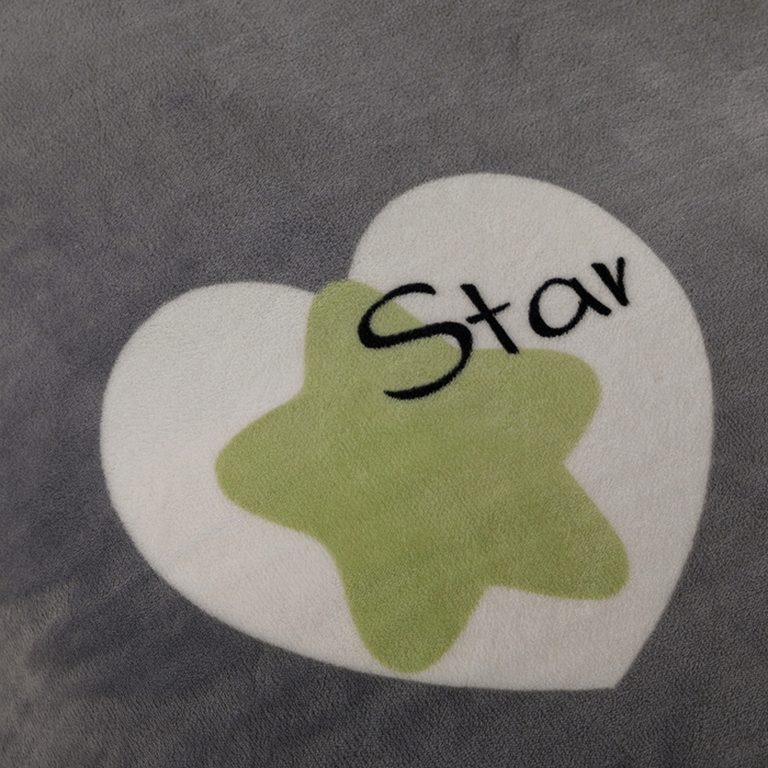 91家纺网 家纺一手货源 找家纺 富馨莱 2025新款牛奶绒印花单件被套240克面料支持一件定制尺寸 心星相印