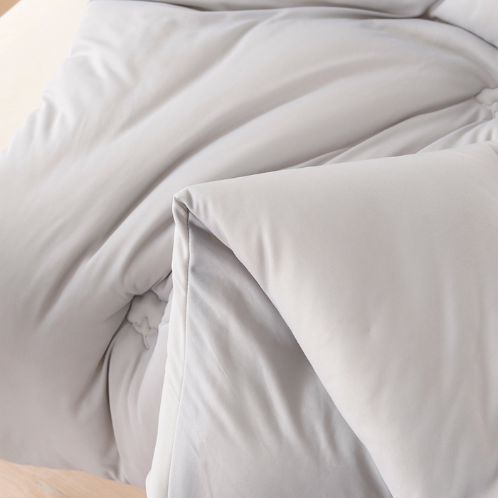 91家纺网 家纺一手货源 找家纺 湘之帛  2025新款a类水洗棉全棉新疆棉花被子被芯冬被 灰色