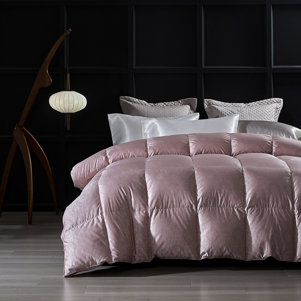 91家纺网 家纺一手货源 找家纺 暖羽屋羽绒馆 2025新款莫代尔95白鹅绒羽绒被芯   绒子含量95  冬被双人被子加厚 伊莲娜