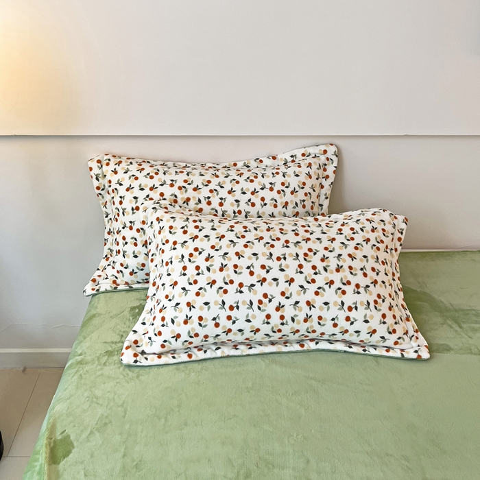 91家纺网 家纺一手货源 找家纺 富馨莱 2025新款牛奶绒印花单件被套240克面料支持一件定制尺寸 遇见