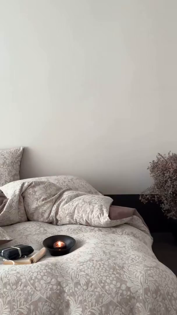 91家纺网 家纺一手货源 找家纺 赫帛 2025新款50支全棉贡缎磨毛四件套-七草（磨毛款） 七草-咖色（磨毛款）