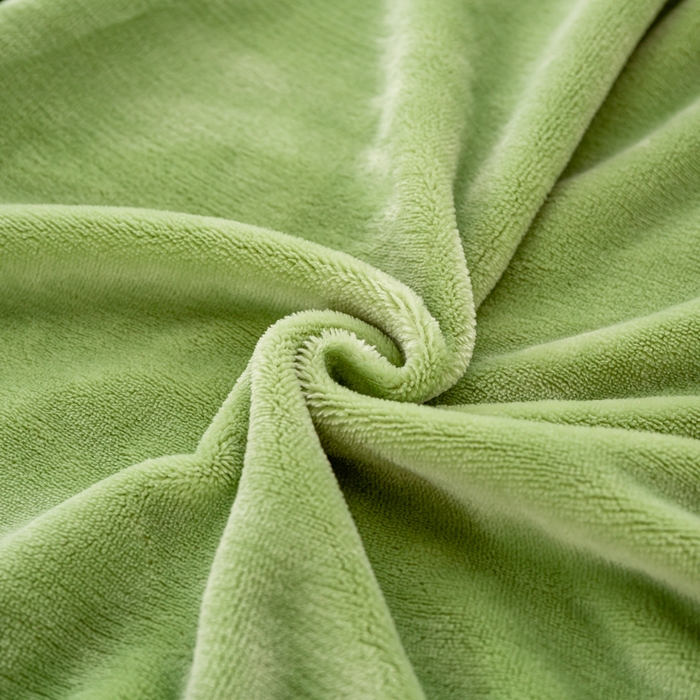 91家纺网 家纺一手货源 找家纺 富馨莱 2025新款牛奶绒印花床笠240克面料支持一件定制尺寸 绒果绿