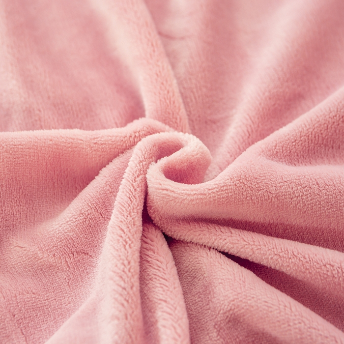 91家纺网 家纺一手货源 找家纺 富馨莱 2025新款牛奶绒印花床笠240克面料支持一件定制尺寸 绒樱花粉