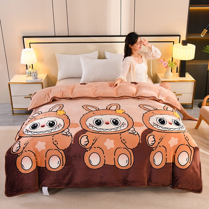 91家纺网 家纺一手货源 找家纺 （总）望淮家纺 2025牛奶绒小包边单被套