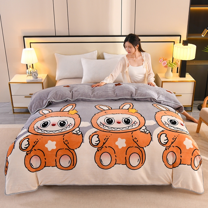 91家纺网 家纺一手货源 找家纺 （总）望淮家纺 2025牛奶绒小包边单被套