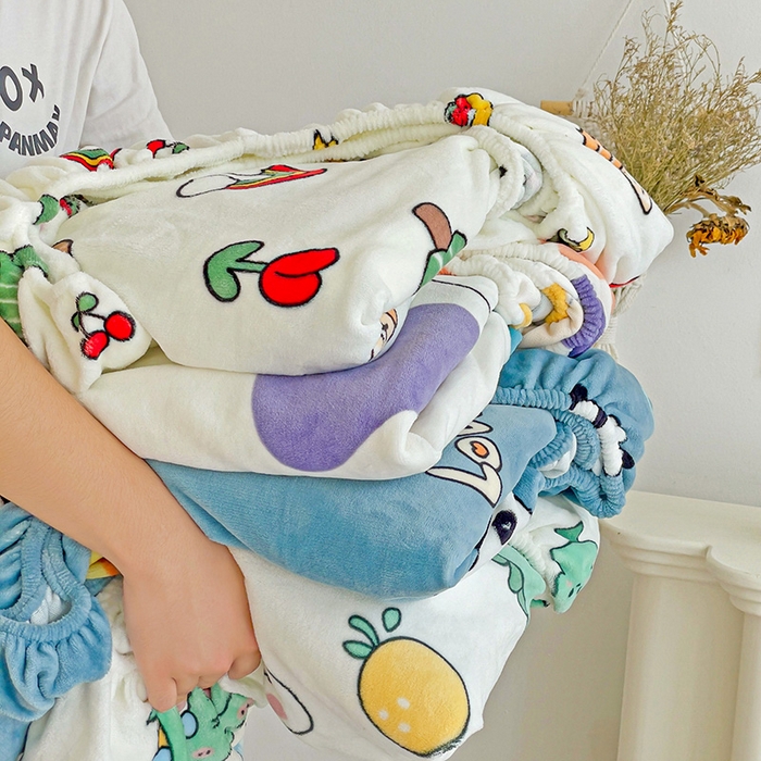 91家纺网 家纺一手货源 找家纺 富馨莱 2025新款牛奶绒印花床笠240克面料支持一件定制尺寸 组合图