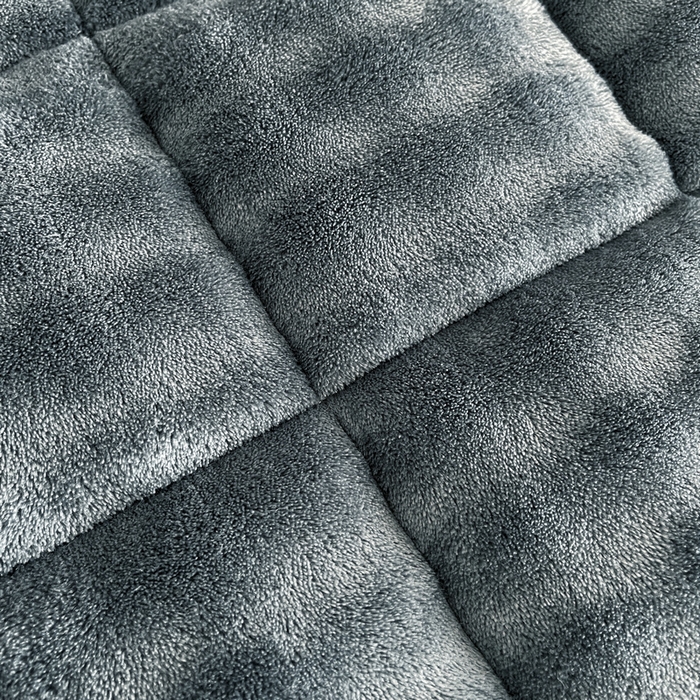 91家纺网 家纺一手货源 找家纺 梵朴 2025新款牛奶绒泡泡兔毛绒床垫学生宿舍床褥子-纯色系列学生图 牛奶绒泡泡-夜空灰