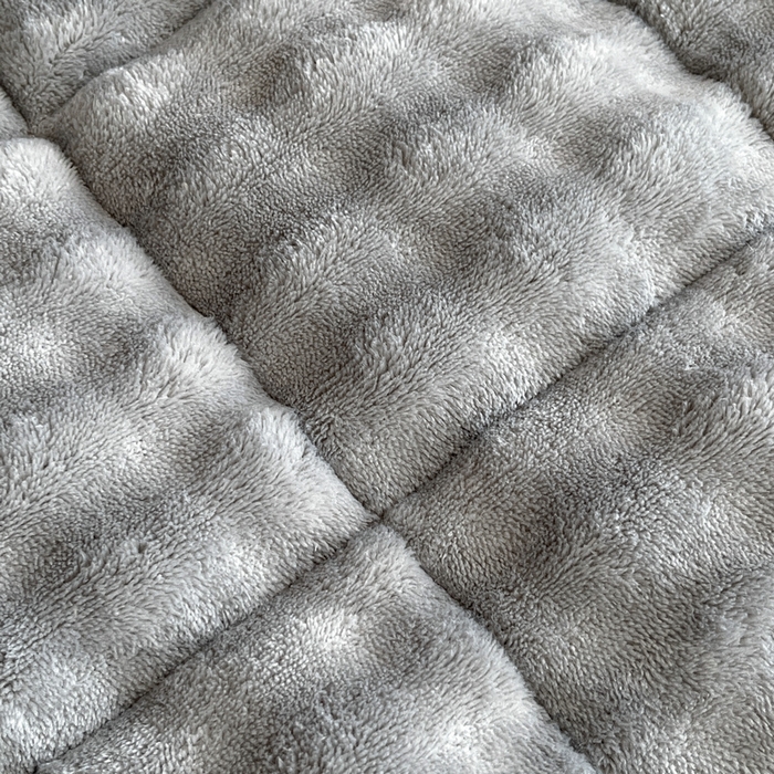 91家纺网 家纺一手货源 找家纺 梵朴 2025新款牛奶绒泡泡兔毛绒床垫学生宿舍床褥子-纯色系列学生图 牛奶绒泡泡-气质灰