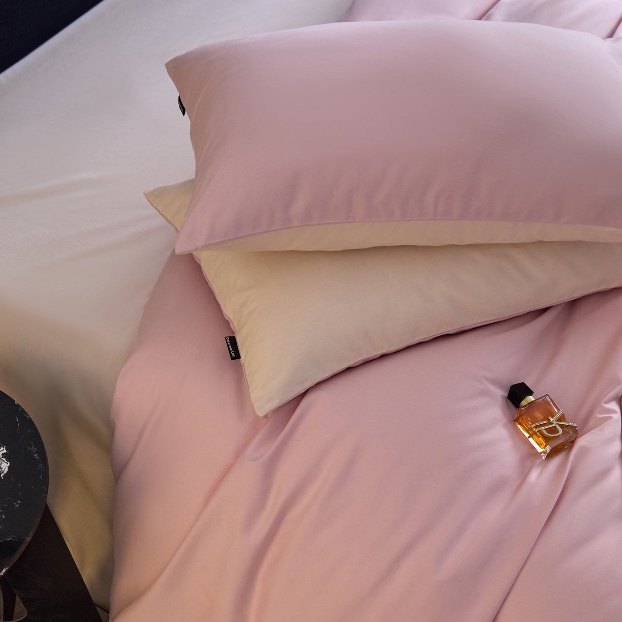 91家纺网 家纺一手货源 找家纺 （总）朵希曼 2025新款全棉纯色长绒棉磨毛系列四件套