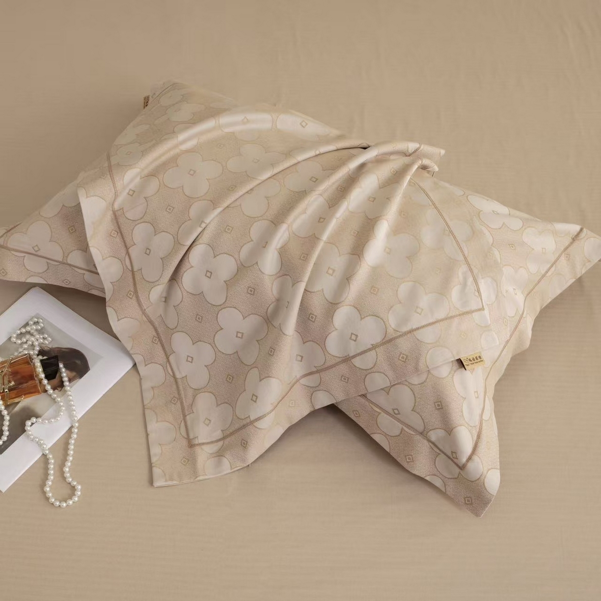 91家纺网 家纺一手货源 找家纺 （总） [91家纺网精选] 新款彩棉双股提花四件套-洛克