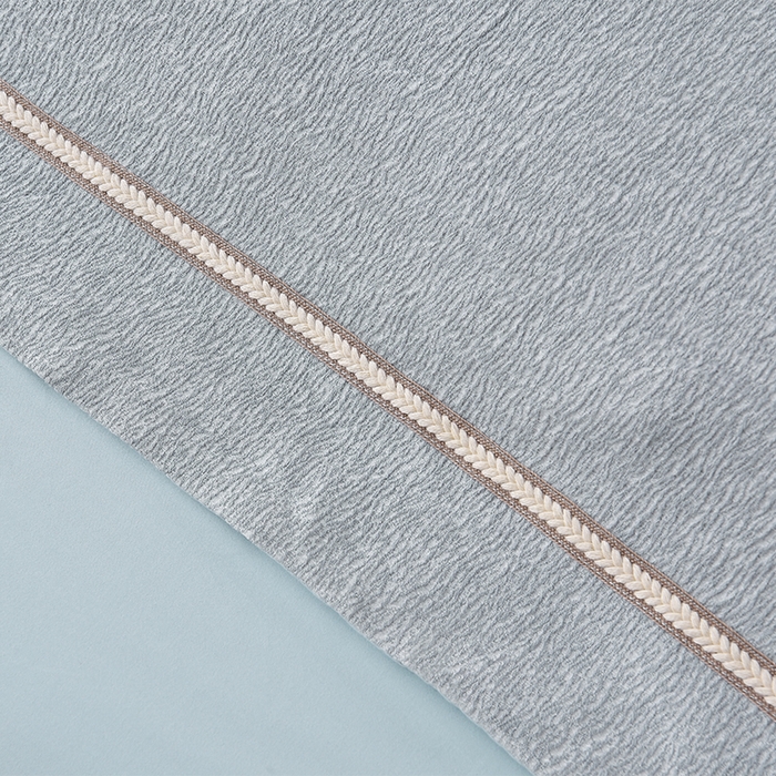 91家纺网 家纺一手货源 找家纺 （总）瑞驰家纺 2025新款长绒棉纯棉色织提花绣花磨毛四件套-克里斯汀