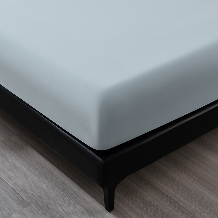 91家纺网 家纺一手货源 找家纺 瑞驰家纺 2025新款长绒棉纯棉色织提花绣花磨毛四件套-克里斯汀 克里斯汀-宁静蓝