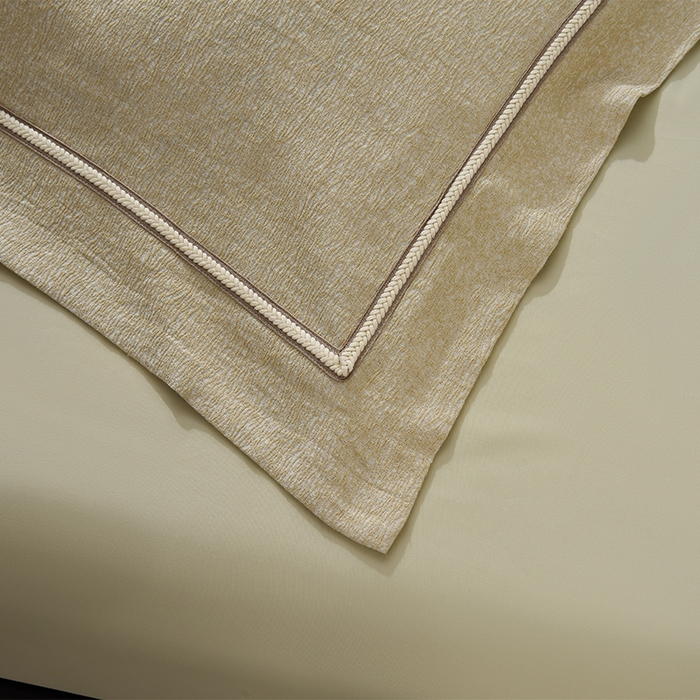 91家纺网 家纺一手货源 找家纺 瑞驰家纺 2025新款长绒棉纯棉色织提花绣花磨毛四件套-克里斯汀 克里斯汀-苹果绿