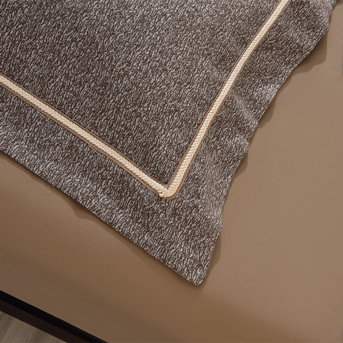 91家纺网 家纺一手货源 找家纺 瑞驰家纺 2025新款长绒棉纯棉色织提花绣花磨毛四件套-克里斯汀 克里斯汀-太空灰