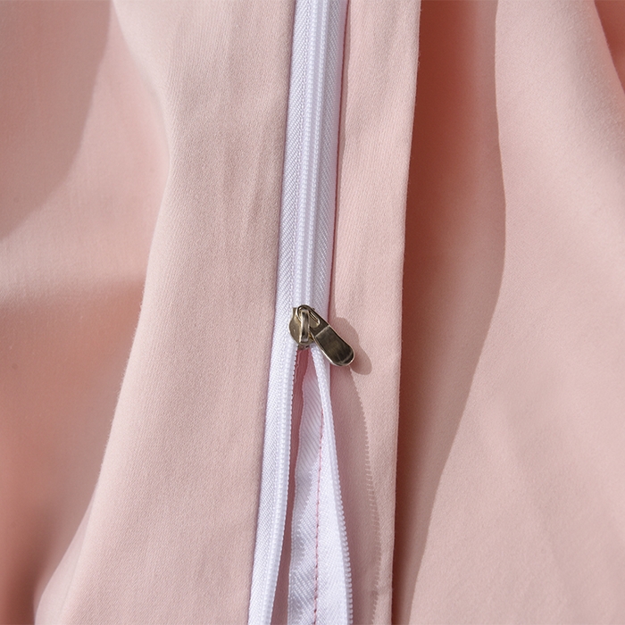 91家纺网 家纺一手货源 找家纺 瑞驰家纺 2025新款长绒棉纯棉色织提花绣花磨毛四件套-克里斯汀 克里斯汀-桃粉