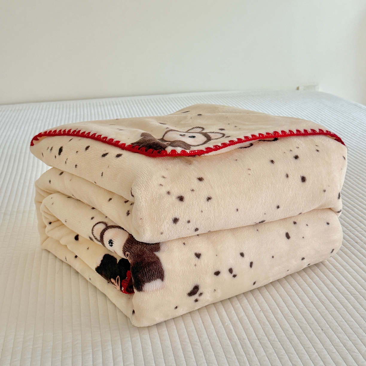 91家纺网 家纺一手货源 找家纺 澳萝拉 2025新款230g高克重全工艺牛奶绒三角针毛毯四季毯休闲毯毯子（稳定供货 不缺货） 拉兔兔