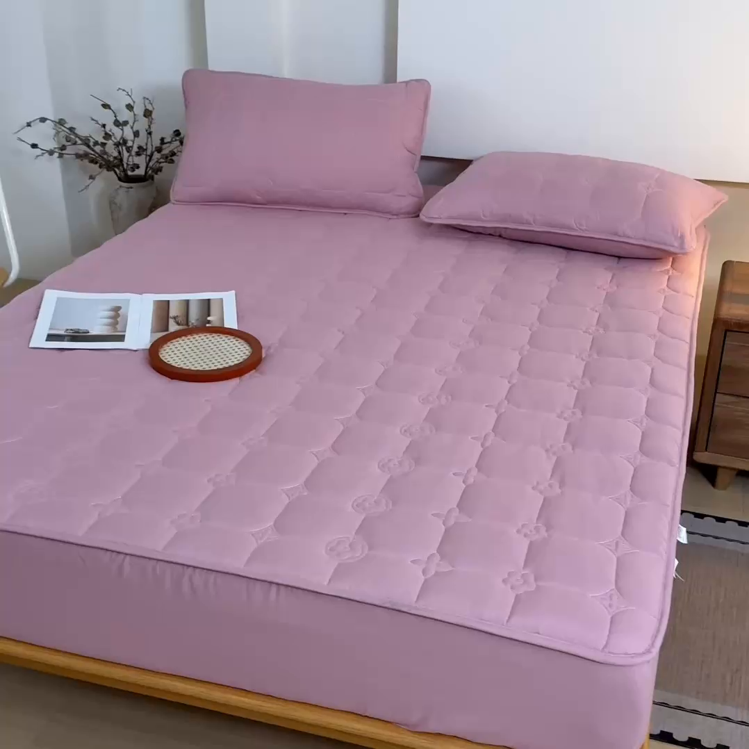 91家纺网 家纺一手货源 找家纺 （总）瑞兴纺 2025年新款亲肤夹棉床笠床裙