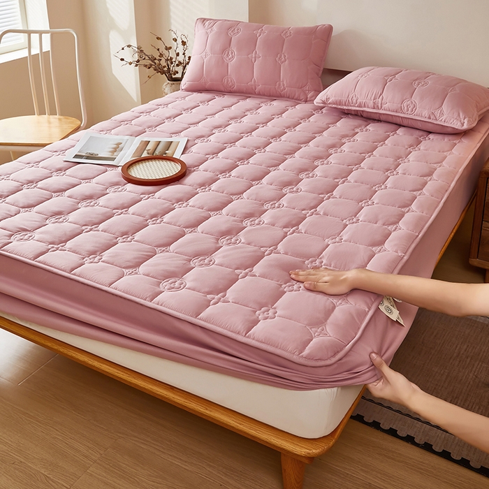 91家纺网 家纺一手货源 找家纺 （总）瑞兴纺 2025年新款亲肤夹棉床笠床裙