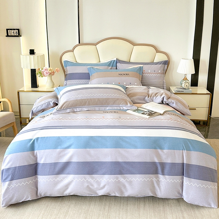 橘姿 2025新款100%加厚全棉四件套纯棉四件套磨毛四件套礼盒装（控价不低于170） 安格斯