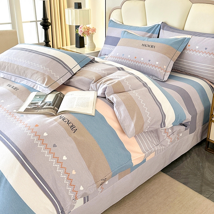 91家纺网 家纺一手货源 找家纺 橘姿 2025新款100%加厚全棉四件套纯棉四件套磨毛四件套礼盒装（控价不低于170） 安格斯