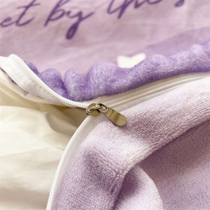 91家纺网 家纺一手货源 找家纺 康纳利 2025新款A类抗菌加厚牛奶绒印花夹棉床笠可搭配同款四件套 梦幻星空