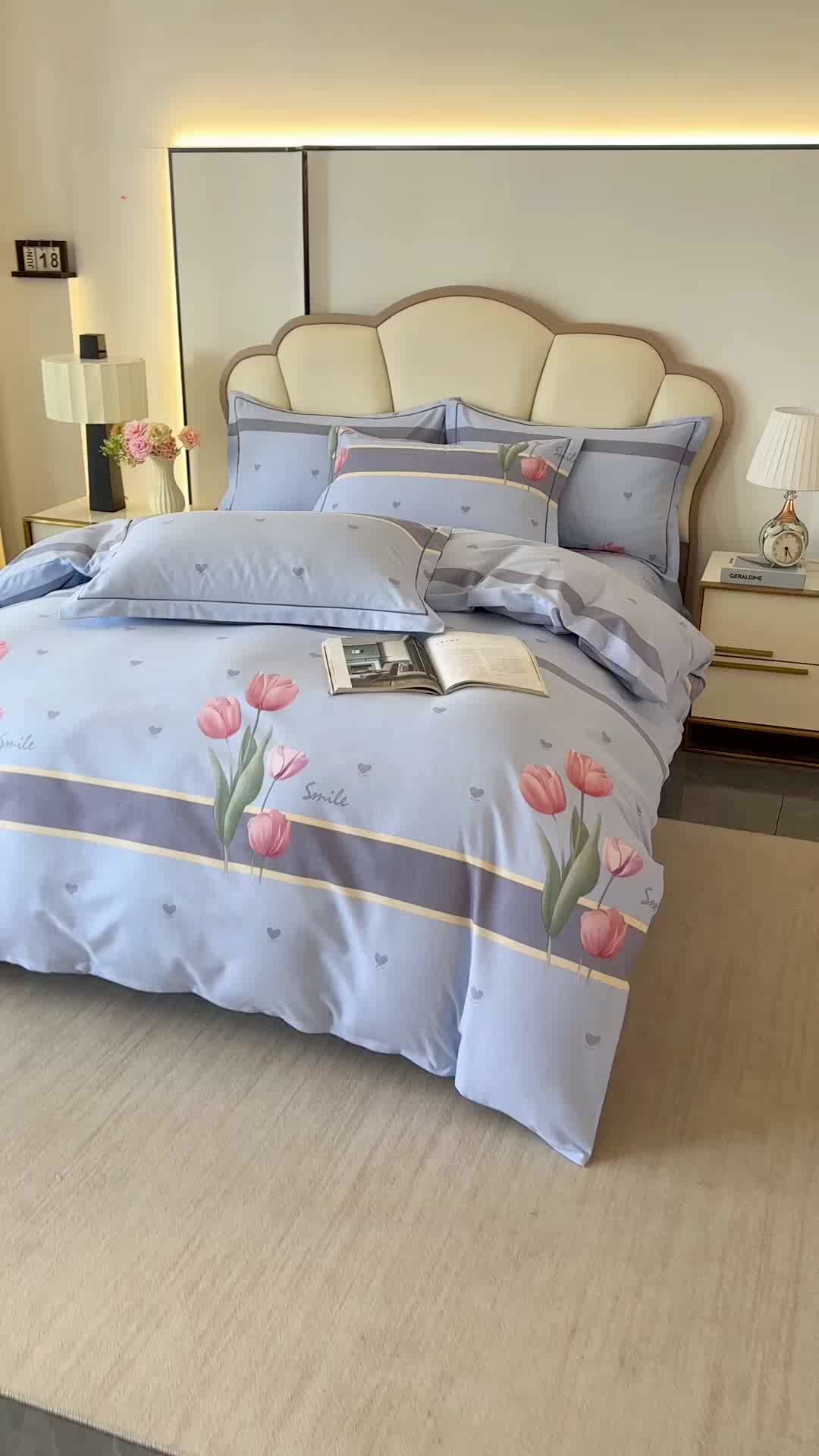 91家纺网 家纺一手货源 找家纺 橘姿 2025新款100%加厚全棉四件套纯棉四件套磨毛四件套礼盒装（控价不低于170） 迪丽雅