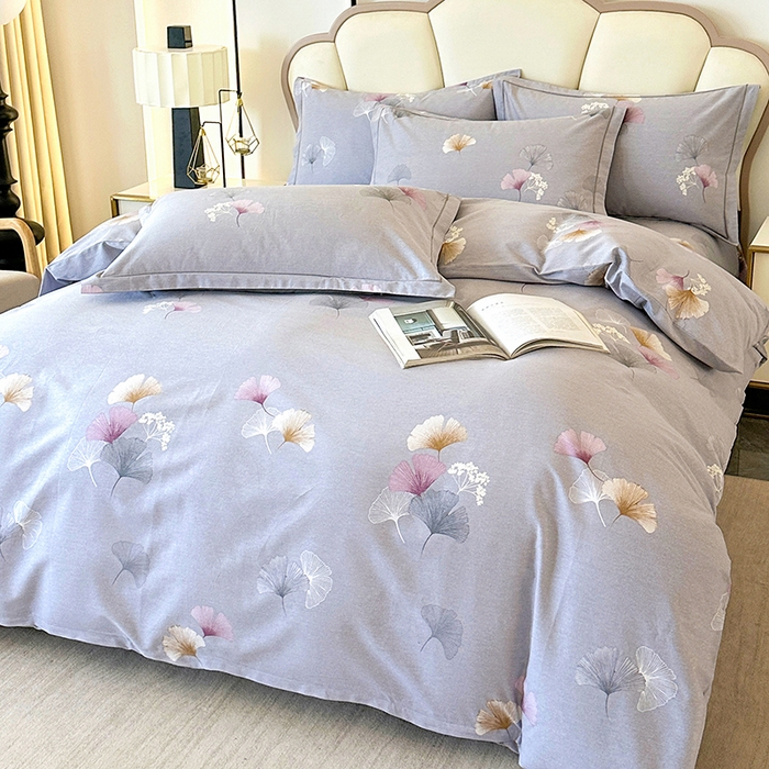 91家纺网 家纺一手货源 找家纺 橘姿 2025新款100%加厚全棉四件套纯棉四件套磨毛四件套礼盒装（控价不低于170） 花都舞影