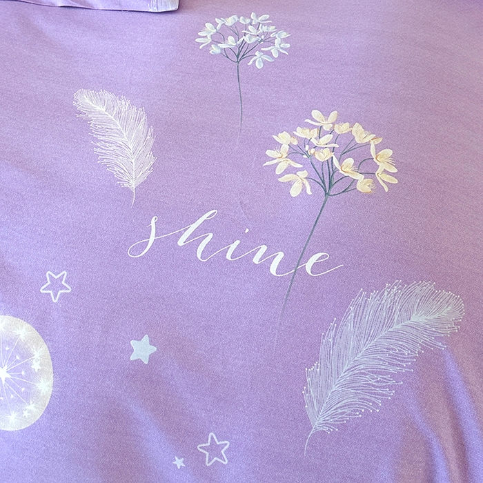 91家纺网 家纺一手货源 找家纺 橘姿 2025新款100%加厚全棉四件套纯棉四件套磨毛四件套礼盒装（控价不低于170） 花语芬芳