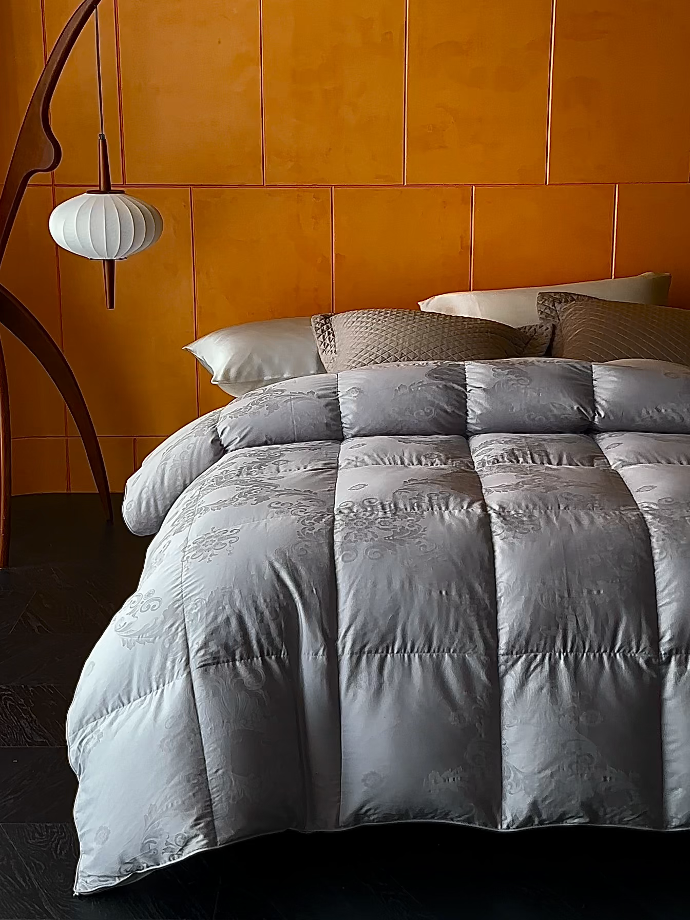 91家纺网 家纺一手货源 找家纺 （总）暖羽屋羽绒馆 2025新款羽毛被子 95白鹅绒丝被芯  羽绒被 加厚冬被