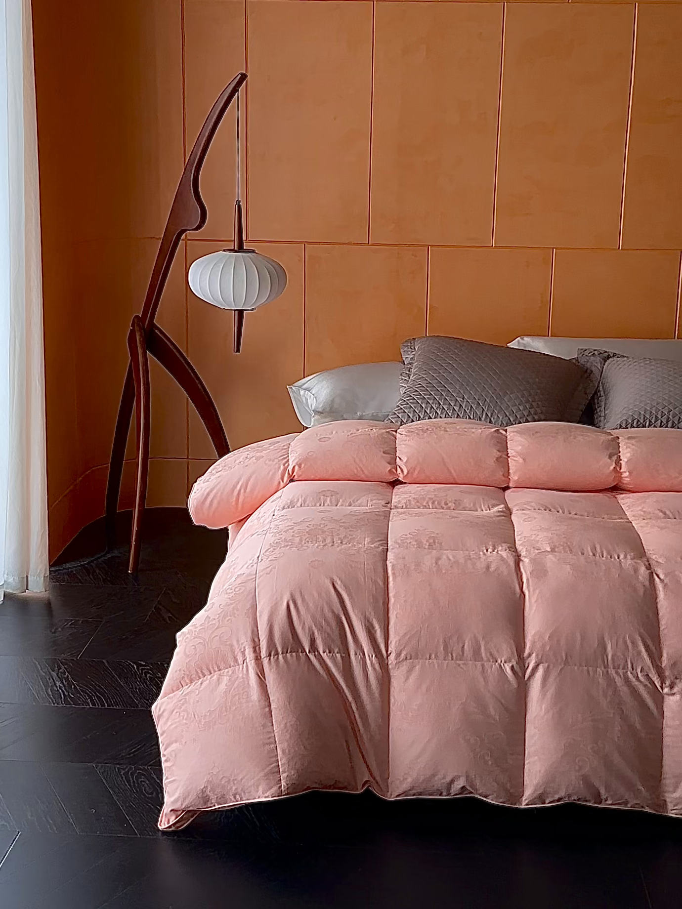 91家纺网 家纺一手货源 找家纺 （总）暖羽屋羽绒馆 2025新款羽毛被子 95白鹅绒丝被芯  羽绒被 加厚冬被